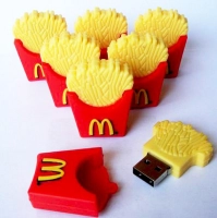 Memoria USB en PVC 2D diseño Caja de Papitas Fritas