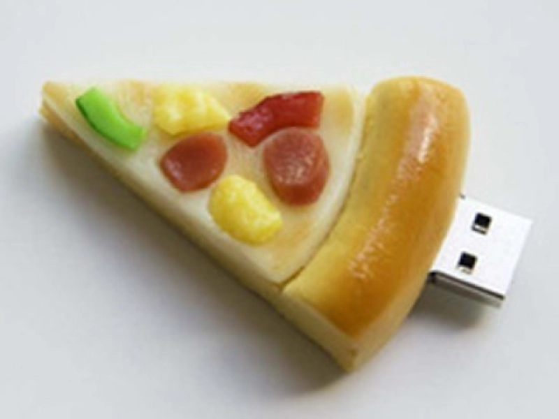 Memoria USB en PVC 2D diseño Pizza