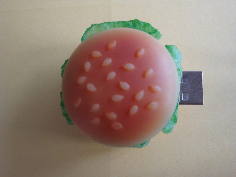 Memoria USB en PVC 3D diseño Hamburguesa