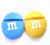 Memoria USB en PVC 2D diseño Chocolate M&M