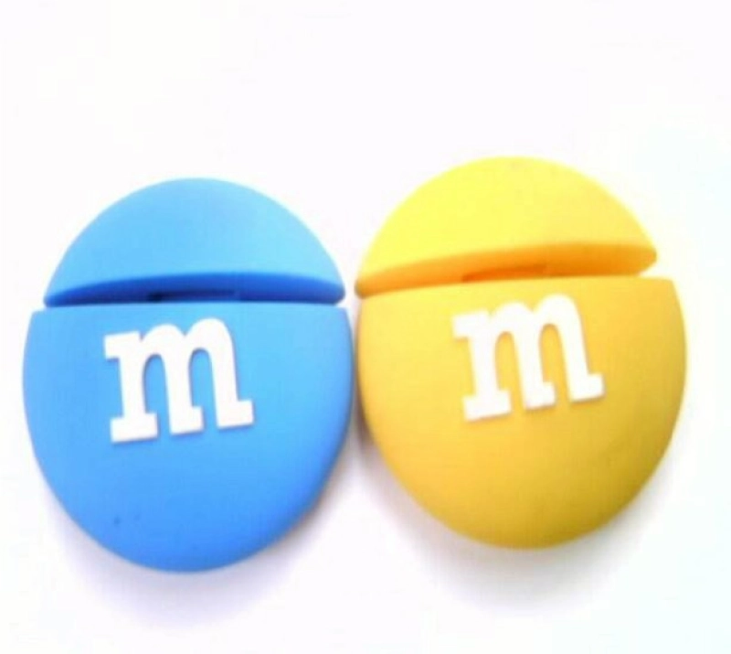 Memoria USB en PVC 2D diseño Chocolate M&M