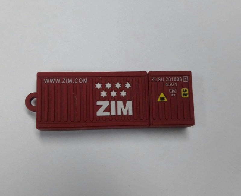 Memoria USB en PVC 2D diseño Contenedor