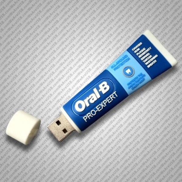 Memoria USB en PVC 3D diseño Crema Dental