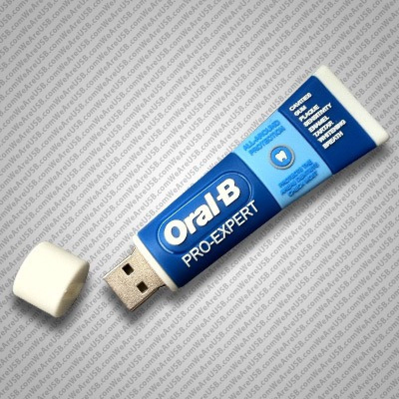 Memoria USB en PVC 3D diseño Crema Dental
