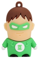 Memoria USB en PVC 3D diseño Linterna Verde