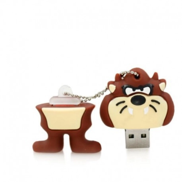 Memoria USB en PVC 3D diseño Diablo de Tasmania