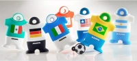 Memoria USB en PVC 3D diseño Uniformes de Futbol