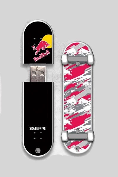 Memoria USB en ABS diseño Patineta