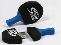 Memoria USB en PVC 2D diseño Raqueta de Ping Pong