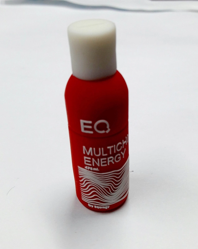 Memoria USB en PVC 3D diseño Botella Bebida Energizante