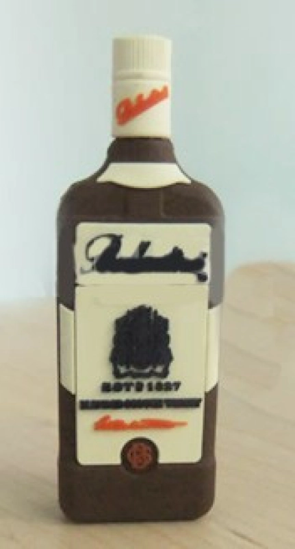 Memoria USB en PVC 3D diseño Botella de Licor