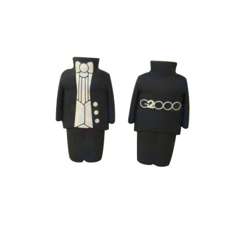 Memoria USB en PVC 2D diseño Vestido de Hombre