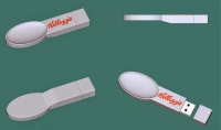 Memoria USB en PVC 2D diseño Cuchara