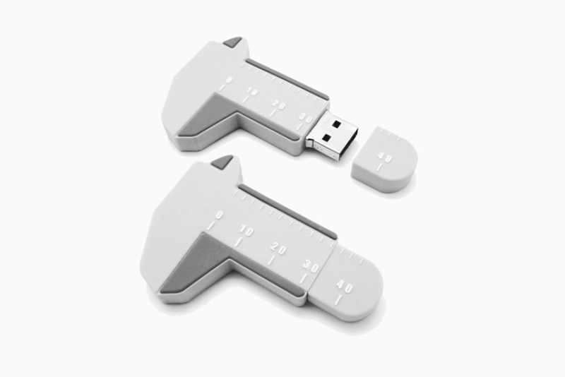 Memoria USB en PVC 2D diseño Micro Medidor