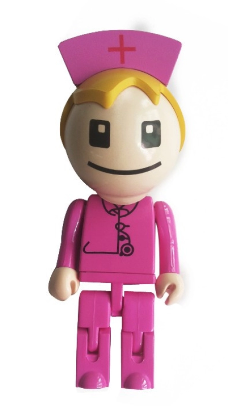 Memoria USB plastica diseño enfermera