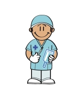 Memoria USB en PVC 2D diseño Enfermero