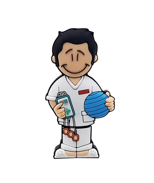 Memoria USB en PVC 2D diseño Fisioterapeuta