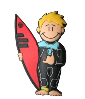 Memoria USB en PVC 2D diseño Surfista
