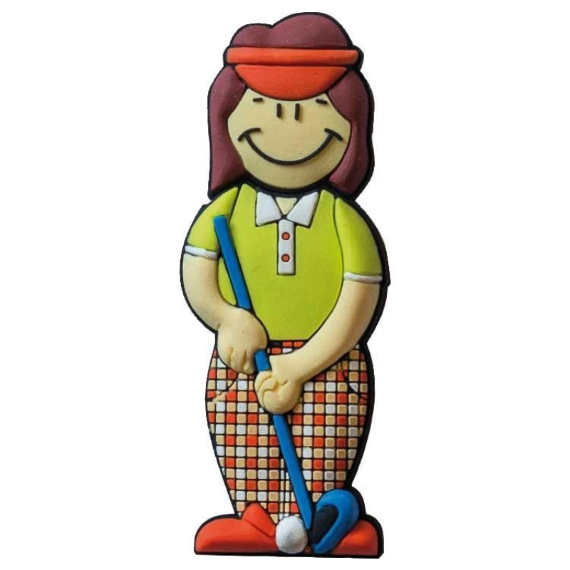 Memoria USB en PVC 2D diseño Golfista
