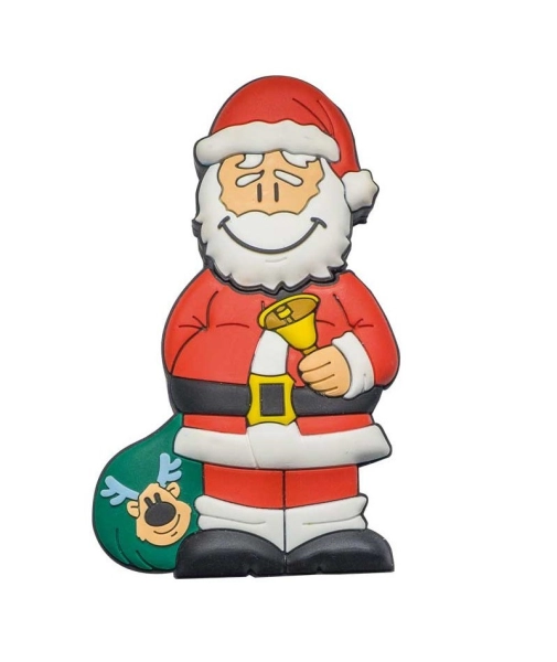 Memoria USB en PVC 2D diseño Papa Noel