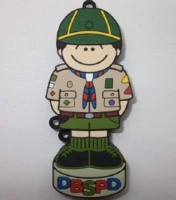 Memoria USB en PVC 2D diseño Boy Scout