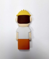 Memoria USB en PVC 3D diseño Obrero