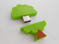 Memoria USB en PVC 2D diseño Arbol