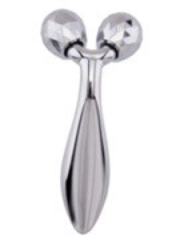 Masajeador Metalico Facial 3D Roller