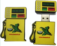Memoria USB en PVC 2D diseño Dispensador de Gasolina