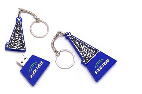 Memoria USB en PVC 2D diseño Torre para Exploracion de Petroleo
