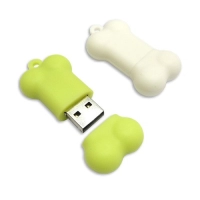 Memoria USB en PVC 2D diseño Hueso