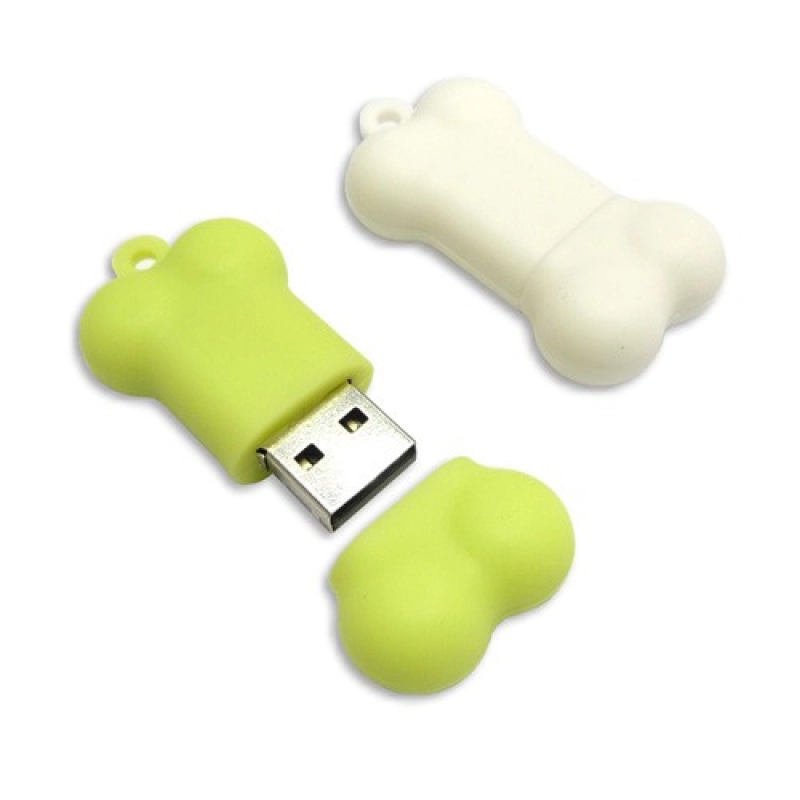 Memoria USB en PVC 2D diseño Hueso