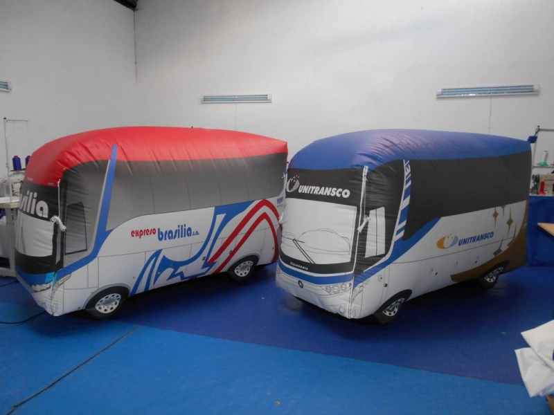 Dummy Inflable Estatico Bus