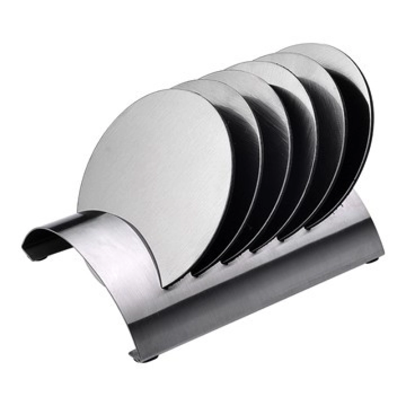 Portavasos Redondo Metalico x 6 con su base