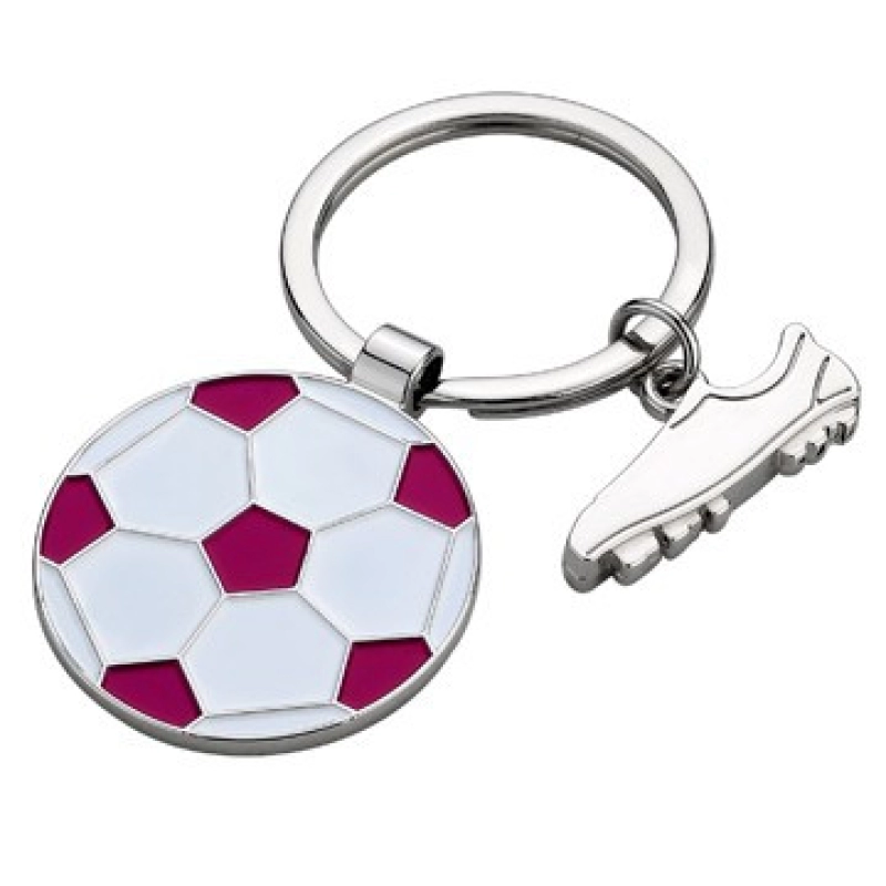 Llavero Metalico Balon y Zapato de Futbol.