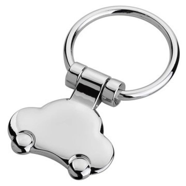 Llavero Metalico en forma de Carro