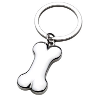 Llavero Metalico en forma de Hueso