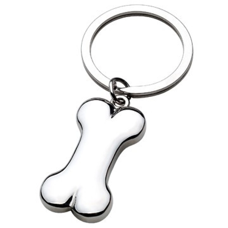 Llavero Metalico en forma de Hueso