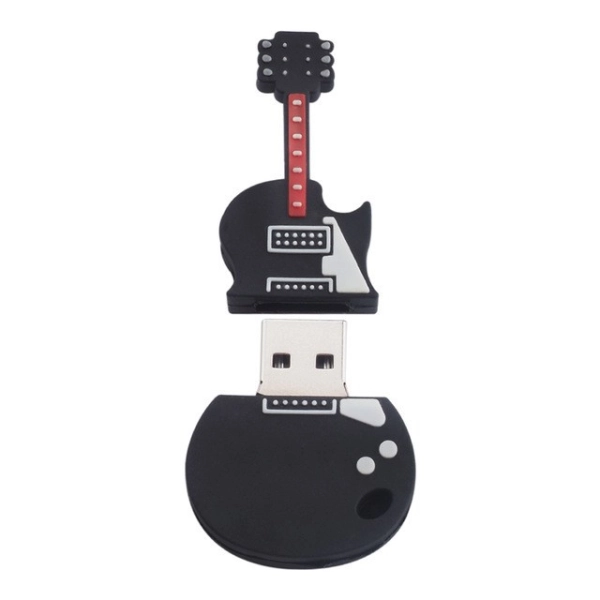Memoria USB PVC 2D forma de Guitarra