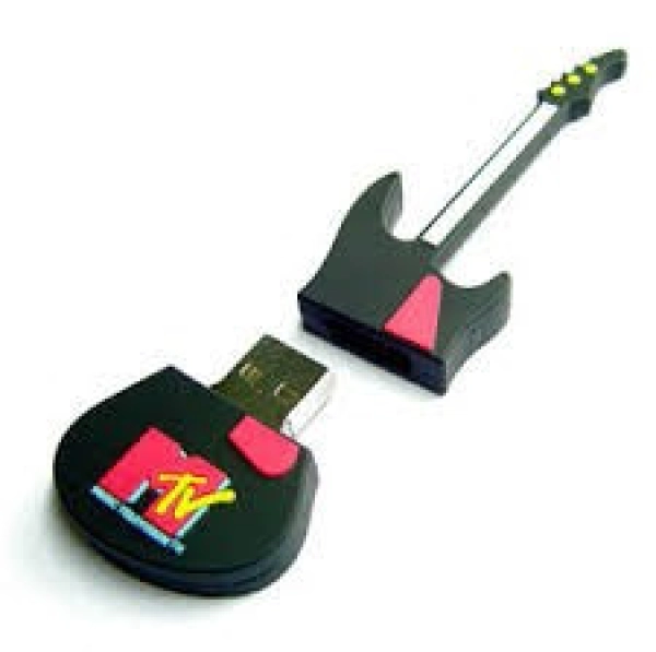 Memoria USB PVC 2D forma de Guitarra