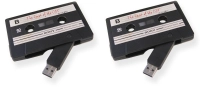 Memoria USB plastica en forma de cassette