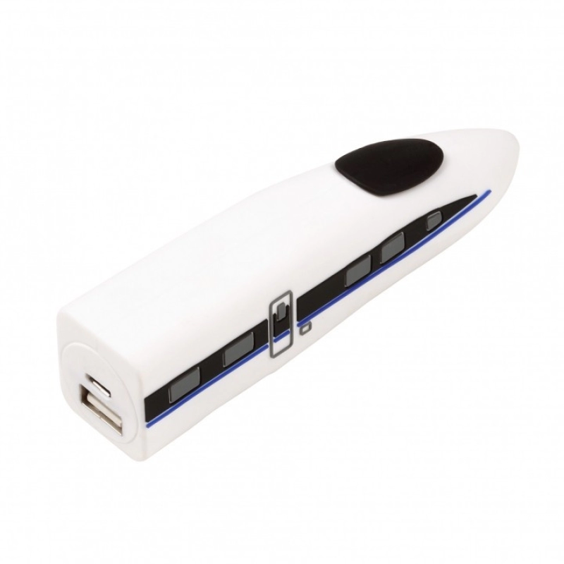 Cargador Power Bank en PVC en 3D en diseño especial de Tren