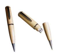 Memoria USB Boligrafo en madera