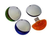 Memoria USB plastica redonda