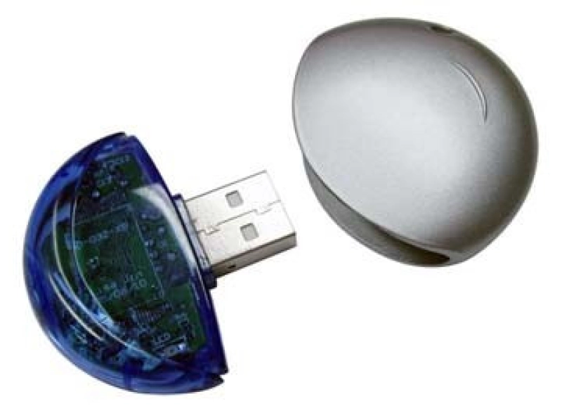 Memoria USB plastica redonda