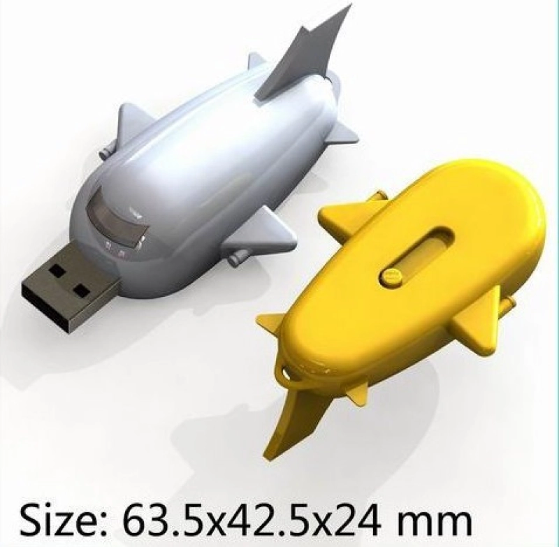 Memoria USB plastica en forma de Avion