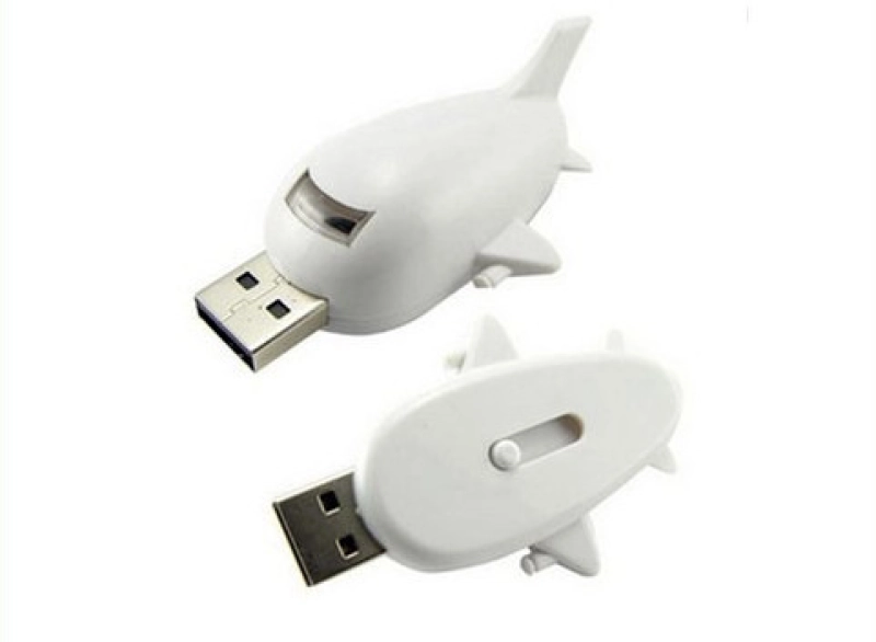 Memoria USB plastica en forma de Avion