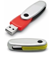 Memoria USB plastica giratoria