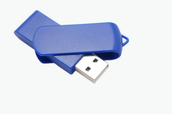 Memoria USB plastica giratoria