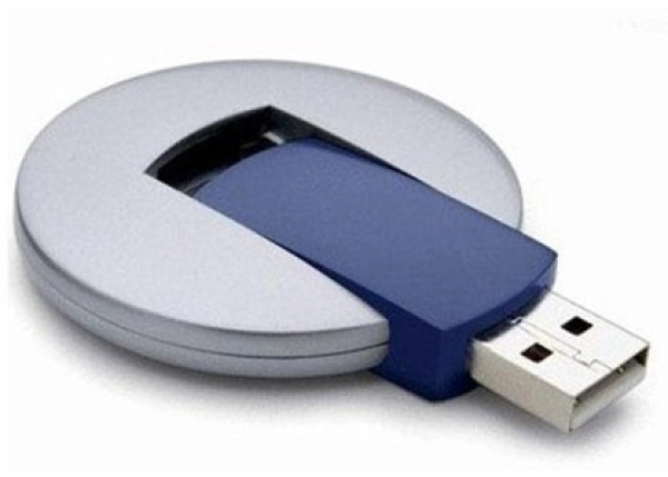 Memoria USB plastica redonda